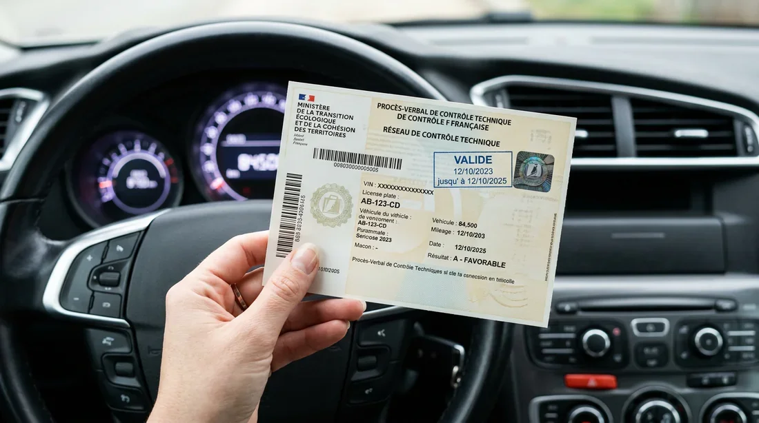Importance du contrôle technique pour la carte grise Certificat de contrôle technique valide pour véhicule