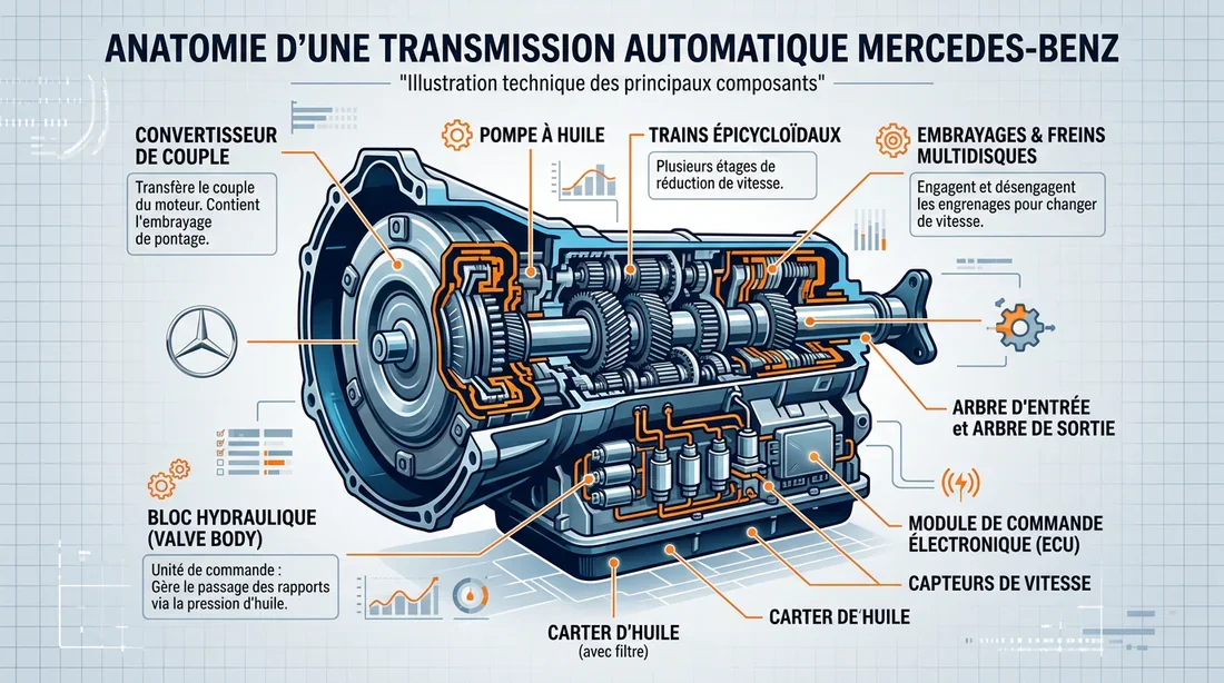 Diagnostic électronique d'une Mercedes
