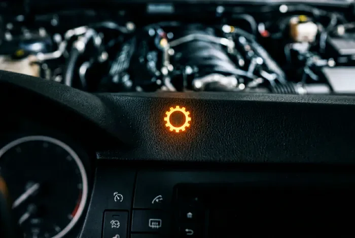 Icône d'alerte moteur boîte Mercedes