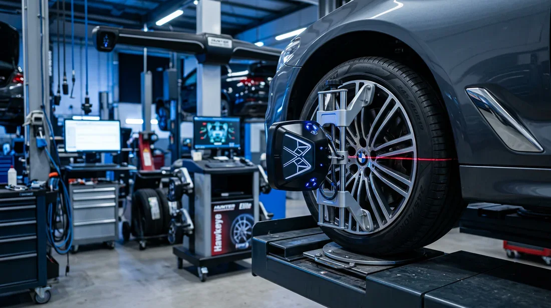 Réglage du parallélisme des roues après le remplacement de la rotule
