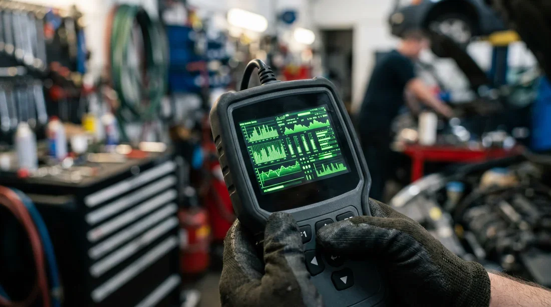 Affichage de diagnostic moteur sur tablette OBD
