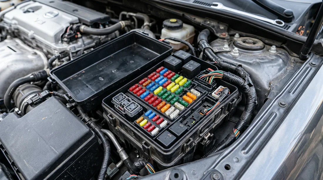 Vérification de la boîte à fusibles d'une voiture Fiat ou Jeep
