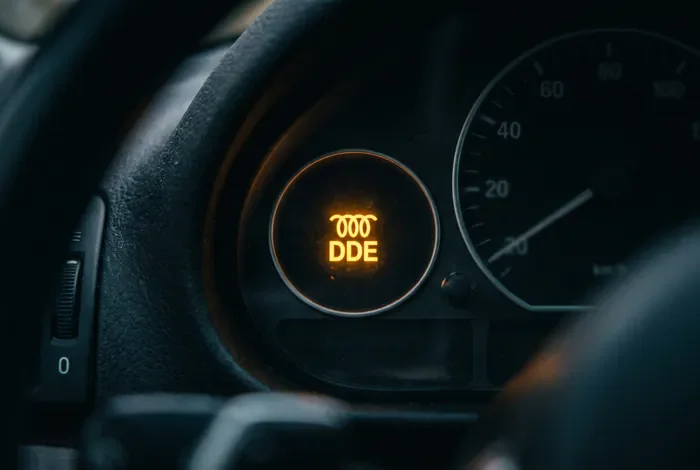 Vignette voyant moteur DDE BMW allumé