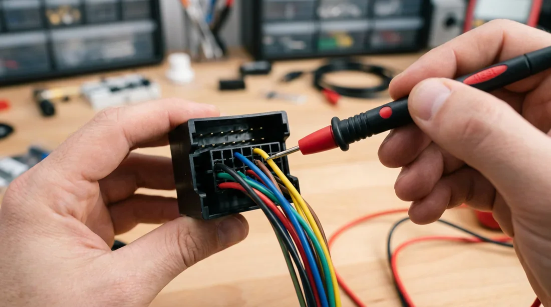 Test des fils au multimètre Utilisation d'un multimètre pour tester les câbles d'autoradio