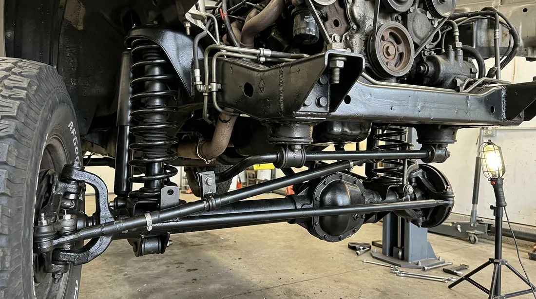 Inspection du châssis et des suspensions d'un Jeep Cherokee XJ d'occasion