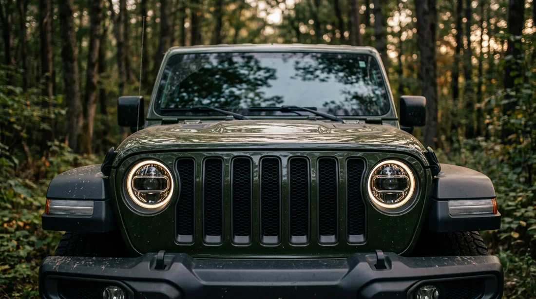 Habitacle du Jeep Wrangler JL Intérieur moderne et technologique d'un Jeep Wrangler JL