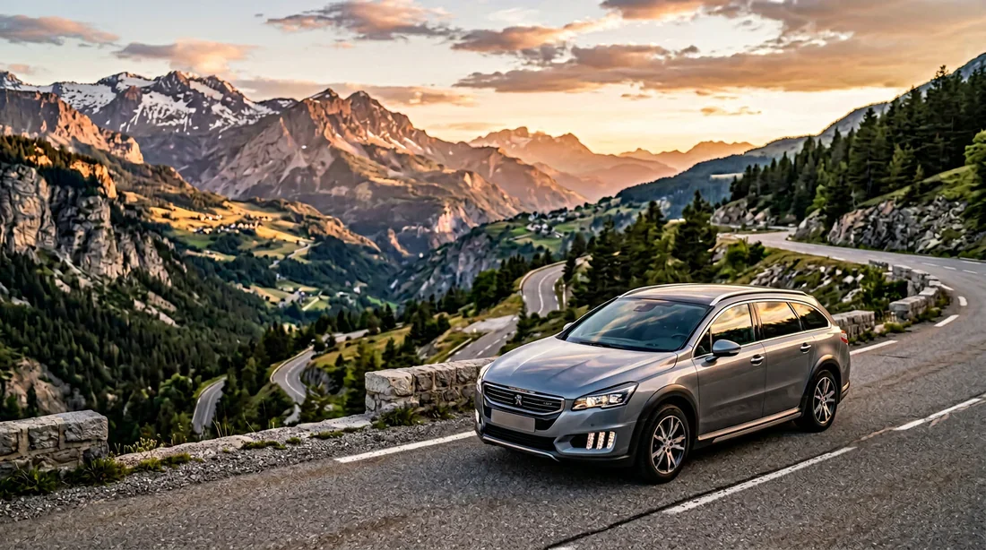 Design extérieur Peugeot 508 RXH Détails de la face avant et signature lumineuse de la Peugeot 508 RXH