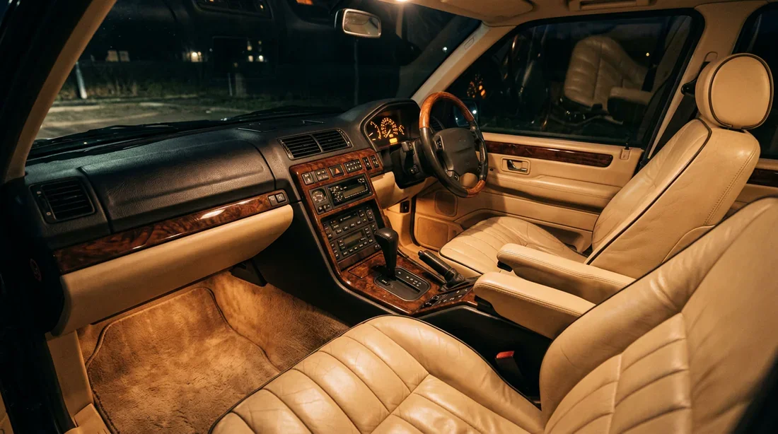 Intérieur luxueux d'un Range Rover P38
